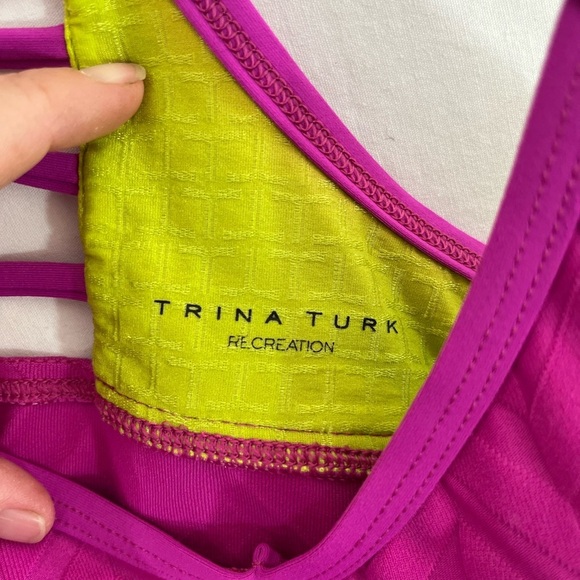 Trina Turk Recreation Racerback Tank Workout Gym Hiking Running Size Small - Picture 7 of 9